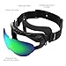 OutdoorMaster Kids Ski Goggles - Helmet Compatible Snow Goggles for Boys & Girls with 100% UV Protection