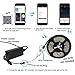 LED Strip Light Alexa RGB Controller WiFi Smart Home Voice Control with IR 24 Keys Remote Compatible on Android and IOS