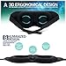 Kfine New 3D Sleep Mask for Sleeping Contoured Shape Ultra lightweight & Comfortable Eye Mask 2017
