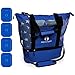Red Suricata Mesh Beach Bag Cooler - Beach Tote with Leak-proof Rigid Cooler – Beach Bags for Women & Men (Blue)