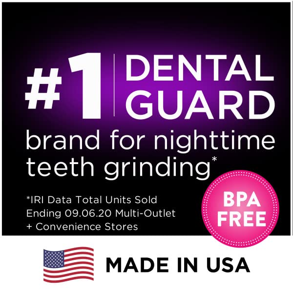 DENTEK PROFESSIONAL-FIT DENTAL GUARD FOR NIGHTTIME TEETH GRINDING, 1 COUNT, (PACK OF 3)