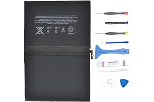 Pinsinholy A1664 Battery Compatible with iPad Pro 9.7 2016 Edition A1673 A1674 A1675 with Installation Tools 3.82V 7306mAh 27.91Whr