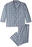 Hanes Men's Big Woven Plain Pajama Set, Grey