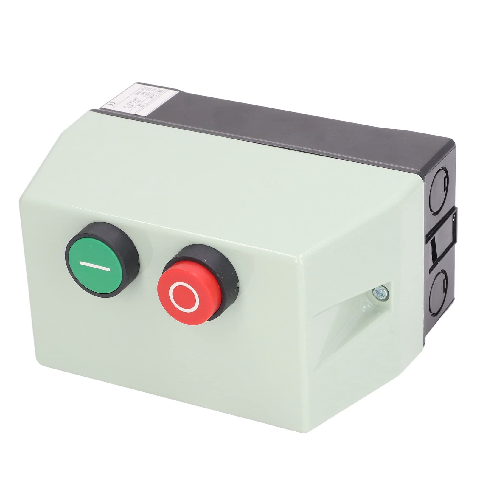 Magnetic Starter, IP55 ABS Waterproof Case Single Phase Three Phase Motors Overload Magnetic Starter Motor Control Defect Powerful Starter Magnetic Switch