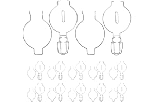 FONDOTIN 12pcs Stainless Steel Sealed can Buckle Clips Canning Jars Buckles with Unique Spring for Airtight Sealing Leak Prev