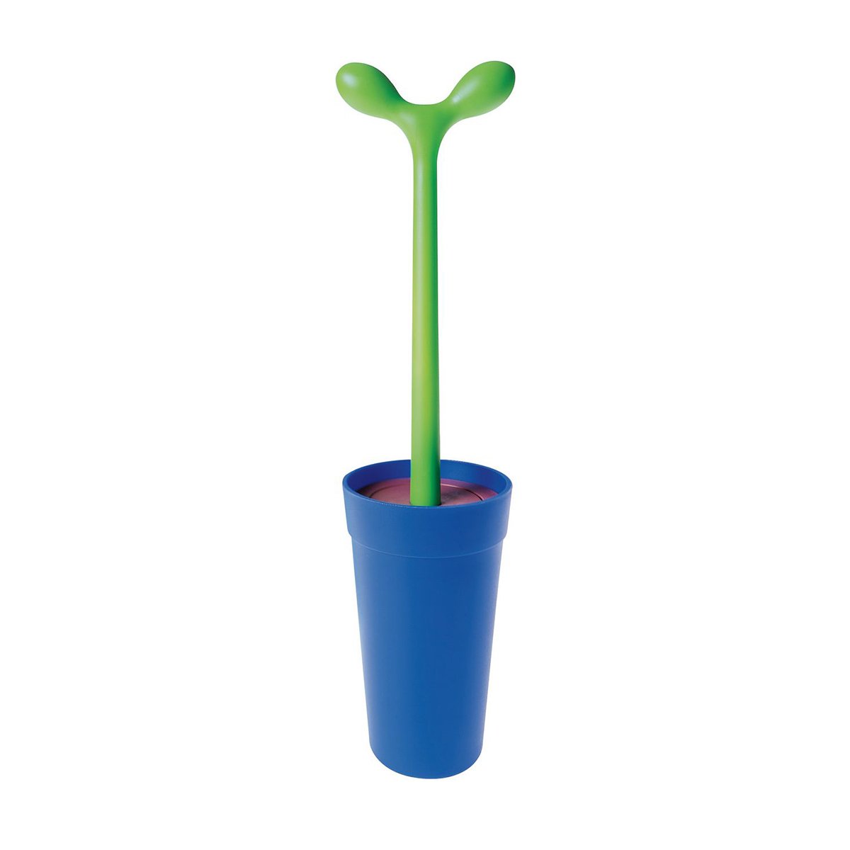 A di Alessi Merdolino Toilet Brush, Blue (ASG04 AZ)