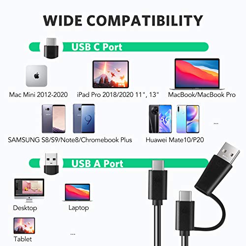 TypeC Hub with Hard Drive Enclosure, AGPTEK USBC Docking Station