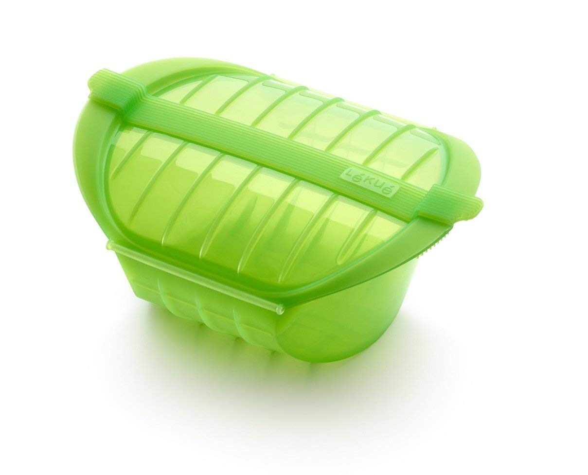 Lékué 650 ml Ogya Microwave Pot, Green