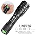Letmy Handheld Flashlight Led Tactical Flashlight Torch light 900 Lumen Waterproof Adjustable Zoomable Flashlight for Outdoor Powered By 1x18650 Or 3xAAA Battery (Battery Not Included)