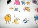 Adventure Time Jumbo Stickers Complete Set of 15 with Jake, Finn, Princess Bubblegum, The Ice King and More!