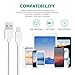Sundix iPhone Charger Cable 4Pack 3FT 6FT 6FT 10FT Lightning Cable 8Pin to USB Charging Cord Compatible with iPhone X 8 8 Plus 7 7 Plus 6 6 Plus 6S 6S Plus SE 5S 5 5C iPad iPod and More (White)