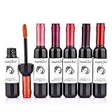 HailiCare 6 Colors Wine Lip Stain, Waterproof Lip Glosses, Lip Tint, Liquid Lipstick 6pcs/kit