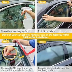 CMVT Auto Window Visors for Hyundai Elantra