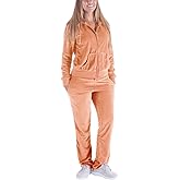 Gary Com 2 PCS Outfits Women's Fleece Sherpa Lined Sweatsuits Long Sleeve Hoodie and Sweat Pants Winter Warm Tracksuit Set