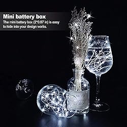 MUMUXI 48 Pack Fairy Lights Battery Operated, 7.2ft