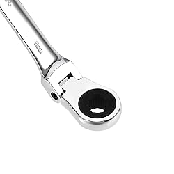 uxcell 2 Pcs 6mm Flex-Head Ratcheting Combination