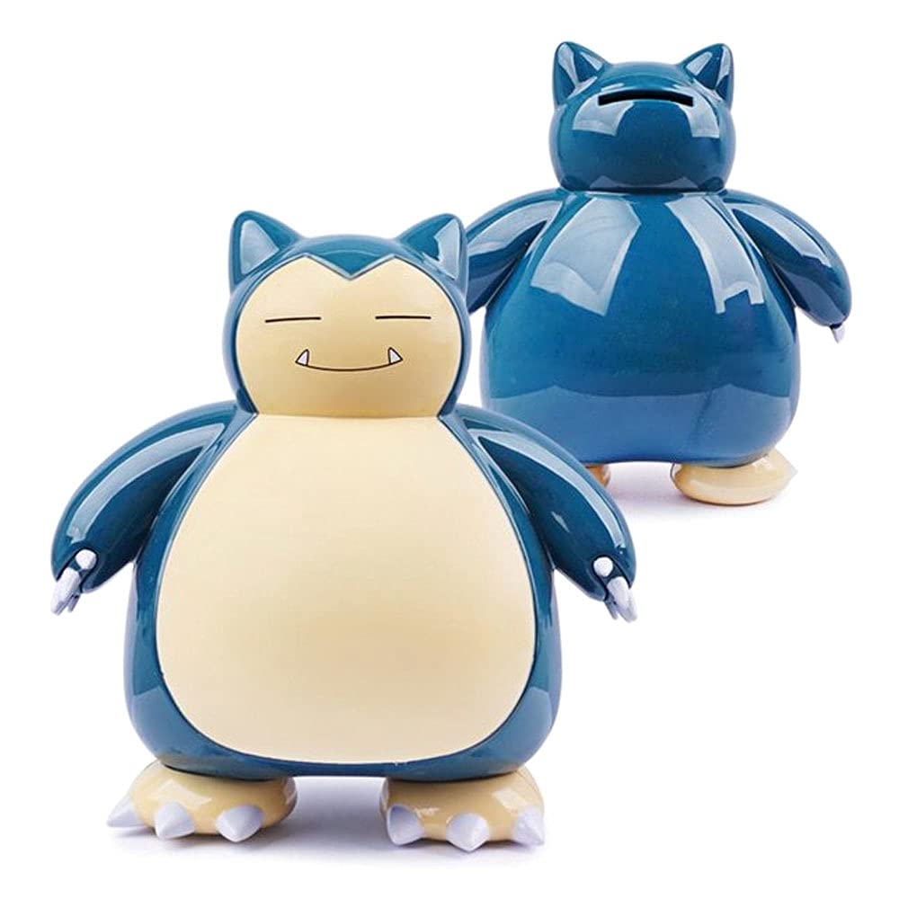 Pikachu Yellow Monster Friends Character Figure Plastic Coin Piggy Bank : Snorlax (Jammanbo)