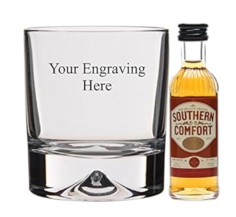 Personalised Engraved 10oz Crystal Old Fashioned Glass With 5cl