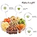 NUT CRAVINGS Gourmet Collection - Easter Treats, Dried Fruit & Mixed Nuts Gift Basket in Red Box (7 Assortments, 2 LB) Arrangement Platter Bday Care Package Healthy Kosher