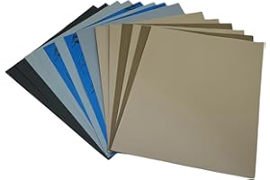 14PCS Ultra-Fine Sandpaper 9x11 Inch Premium Wet and Dry Sandpaper 7 Grits Various for Wood Metal Sanding, Grit Size: 3000 40