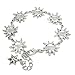 German Dirndl Bracelet Black Crystal Silver Oktoberfest Edelweiss Bracelet