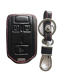 RPKEY   Funda de piel para mando a distancia de Chevrolet Silverado 1500 Colorado Tahoe Suburban Gmc Yukon Sierra 1500 Canyon M3N 32337100 13577771 7812A 32337100