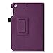 Fintie iPad mini 1/2/3 Case - Folio Slim Fit Vegan Leather Case with Smart Cover Auto Sleep / Wake Feature for Apple iPad mini 1 / iPad mini 2 / iPad mini 3, Purple