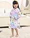 Lantop Kids Soft Bathrobe Comfy Unicorn Flannel Robe Unisex Hooded Gift All Seasons Sleepwear