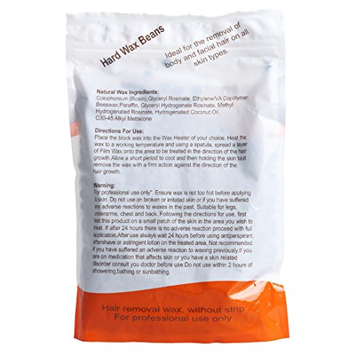 Bolayu Depilatory Wax, Hair Removal Bean, No Strip Hot Film Hard Wax Pellet Waxing (C)