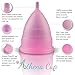 Athena Menstrual Cups - Small - The Original Softer Reusable Period Cups for Women – for Light to Regular Flow – No Shift Menstruation Cup with Form Fit Rim for Easy Insertion
