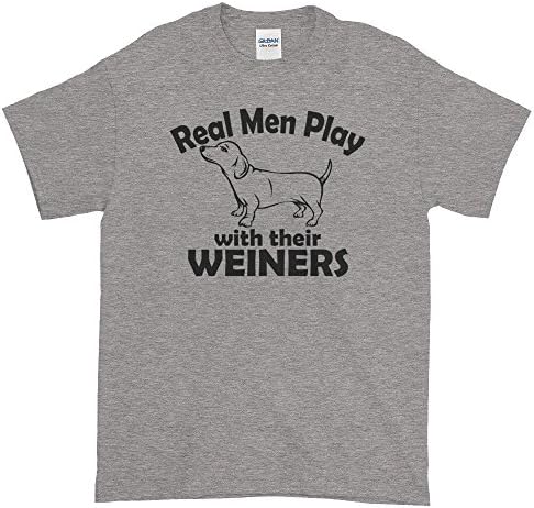 Arkansas made Real Men Play With Weiners Dashchund Doxie Short Sleeve t-Shirt