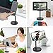 Adjustable Cell Phone Stand Holder for Desk Universal fits All Cellphones Compatible iPhone Xs Max XR X 6 6S 7 8 Plus, Galaxy S10 Plus Note 9& 7”-13” Tablets iPad, Great for Facetime& Recipe Reading