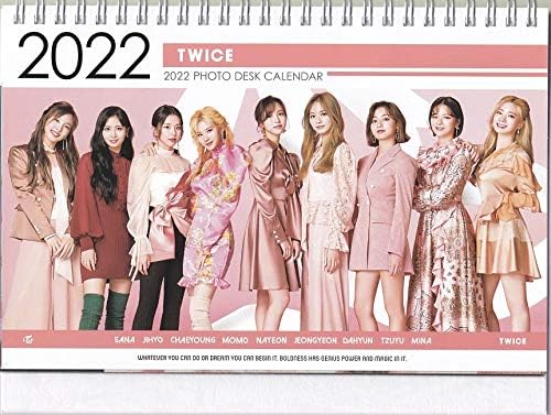 Amazon Twice トゥワイス 21 22年度ホワイト卓上カレンダー 韓国ツウィ モモ ミナ サナ ナヨン ジヒョ ジョンヨン チェヨン ダヒョン アイドル 芸能人グッズ 通販