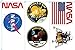 Popfunk NASA Apollo Moon Landing Collectible Stickers