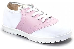 Pitter Patter Childrens Saddle Shoe 4 Colors Available (Infant/Toddler) Adorable Black Navy Brown Pink Patent