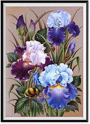 BeautyShe [Flower] 5D Diamond Painting Kits for Adults Full Drill Diamond Embroidery Home Wall Decor