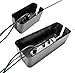 Cable Management Systems, Two Boxes : 15.6 and 9.3 Inches. Including Cord Organizer Clips and Wire Arranging Ties. (Black 6 Clips and 6 Ties)