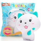 Squishies Cat Squishy Toys for Kids - Newest - Jumbo Squishies Slow Rising - Animal Squishys Stress Relief Toys - Super Soft and Slow - Kawaii Squishies - Fruit Scented Toy - Party Favors for Kids