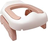Venture Pote Pals Travel Potty Soft PU Cushioned Pink Safari 5 Liners