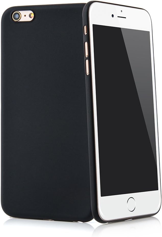 QUADOCTA iPhone 6 6s Plus (5.5“) case Cover “Tenuis“ in Solid Black - Extreme Thin Bumper as Premium Accessory for The iPhone 6/6s Plus (5.5 inch)