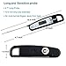 Yoofor Digital Instant Read Thermometer with Back Light, Cooking Thermometer with Extra Long Probe for BBQ, Meat, Candy, Milk and Bath Water, Gift Box