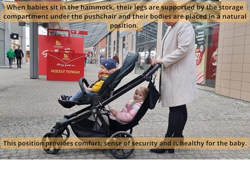 Mua MaKaMa Kids Hängematte für Kinderwagen - eine Alternative zum Buggy Board mit Sitz - universal zubehör für fast jeden Kinderwagen - Viel Platz für Stufen beim Gehen