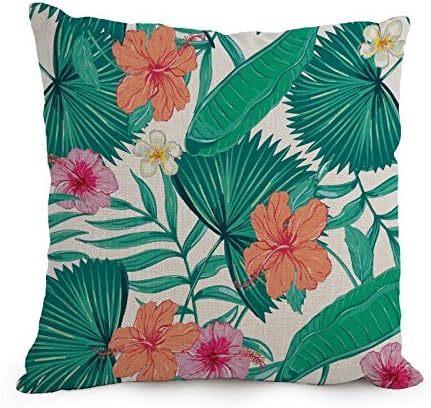 TEEA Christmas Pillowcase 18 X 18 Inches / 45 By 45 Cm(twin Sides) Nice Choice For Divan Office Birthday Bf Christmas Boy Friend Palm