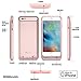 iPhone 6S / 6 Battery Case, Alpatronix BX140 (4.7-inch) 3100mAh Rechargeable Protective External Portable Charging Case for iPhone 6S 6 Juice Bank Power [MFi Certified, iOS 10+ Support] - Rose Gold