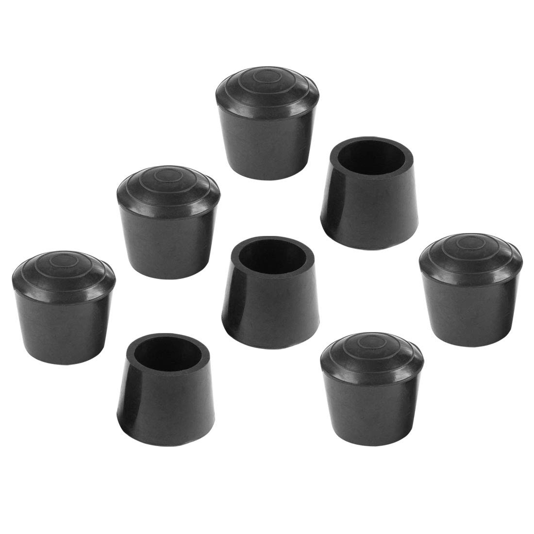 sourcing map 8pcs Chair Leg Tips Caps 32mm 1 1/4 Inch Anti Slip Rubber Furniture Table Feet Cover Floor Protector Reduce Noise Prevent Scratches
