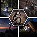 Wsky LED Tactical Flashlight, Best S2000 Water Resistant Work Light Flashlight with 5 Modes, Zoomable, Perfect for Camping Biking Hiking Home Emergency or Gift-Giving (Batteries Not Included)