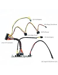 owltree realan DC a DC ATX PSU 12 V 250 W Pico ATX Switch Pico PSU 24pin Mini ITX para ATX PC Fuente de alimentación de coche