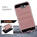 Galaxy J3 Emerge Case, Galaxy J3 Eclipse Case,J3 Prime Kmall [Shockproof] [Impact Protection] Hybrid Dual Layer Armor Defender Protective Case Cover for Samsung Galaxy Amp Prime 2 Rose Gold