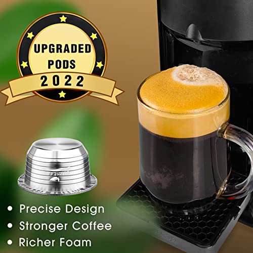 CAPMESSO Coffee Capsule, Reusable Vertuoline Pod Refillable Vertuo