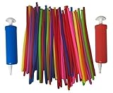 Party Balloons with 2 Pumps. 48 Long Twisting Animal Shaping Balloons. by Gingerscoolstuff